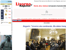 Tablet Screenshot of livornomagazine.it